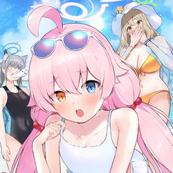 This is a pixiv picture whose title is おじさんの事もエッチな目で見てよ～♡.
