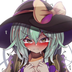 This is a pixiv picture whose title is 存在に気づかれず泣きそうになるも泣くのを我慢するこいしちゃん.