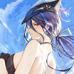 This is a pixiv picture whose title is クロリンデ、.
