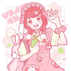This is a pixiv picture whose title is うさぎコーデ.