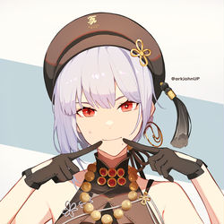This is a pixiv picture whose title is Sanhua.