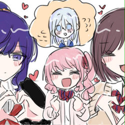 This is a pixiv picture whose title is 奏への愛.