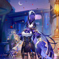 This is a pixiv picture whose title is Clorinde.