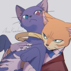 This is a pixiv picture whose title is バロンxルーン.