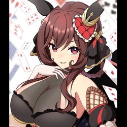 This is a pixiv picture whose title is ジェンティルドンナさん.