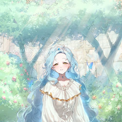 This is a pixiv picture whose title is garden.