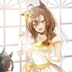 This is a pixiv picture whose title is 花嫁(C104サクカ).