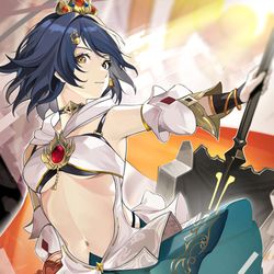 This is a pixiv picture whose title is YUNLI - Physhical Destruction.