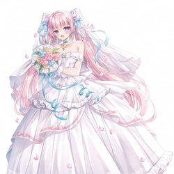 This is a pixiv picture whose title is ウェディング💍.