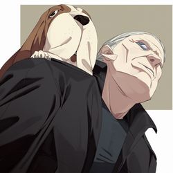 This is a pixiv picture whose title is バトーさん.