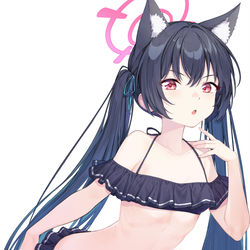 This is a pixiv picture whose title is 🐈🏖️.