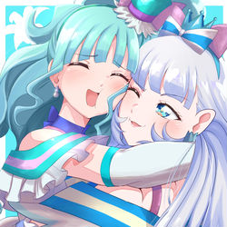 This is a pixiv picture whose title is 「やっとプリキュアになれたよ〜！」.