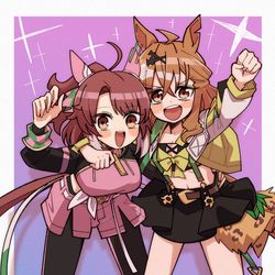 This is a pixiv picture whose title is うまむ落書き.