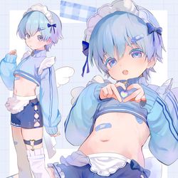 This is a pixiv picture whose title is ジャージスパッツゆるふわ氵ョ夕メイド.
