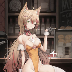 This is a pixiv picture whose title is Skeb(バニー).