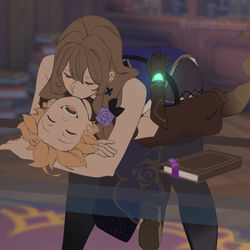 This is a pixiv picture whose title is Lisa enjoyed her birthday gift.