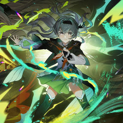 This is a pixiv picture whose title is firefly.