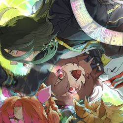 This is a pixiv picture whose title is ポ.