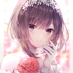 This is a pixiv picture whose title is ウェディング絵名.