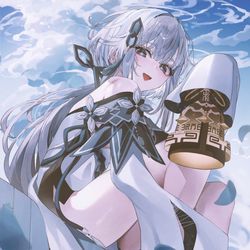 This is a pixiv picture whose title is 帰終.