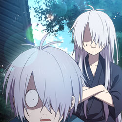 This is a pixiv picture whose title is 幸運EX＋＋＋バディによる哭倉村RTA-快走録-⑤.