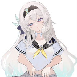 This is a pixiv picture whose title is 流萤.