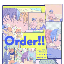 This is a pixiv picture whose title is 【6/30 JB2024】 Order!! 【冬彰】.