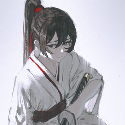 This is a pixiv picture whose title is 佐切.