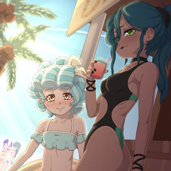 This is a pixiv picture whose title is Chrysalis and Cozy Glow.