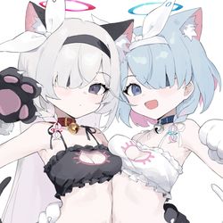 This is a pixiv picture whose title is アロプラ.