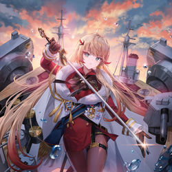 This is a pixiv picture whose title is アズールレーンTCG『ハウ』.