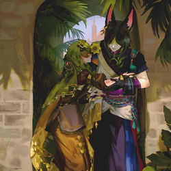 This is a pixiv picture whose title is 気が散る.