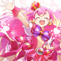 This is a pixiv picture whose title is キュアワンダフル.