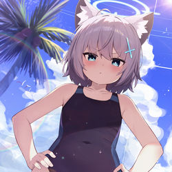 This is a pixiv picture whose title is 砂狼シロコ.