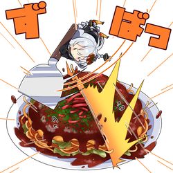 This is a pixiv picture whose title is お好み焼きあかり。.