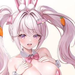 This is a pixiv picture whose title is Alice: Wonderland Bunny.