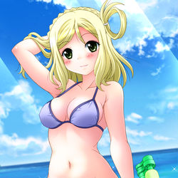This is a pixiv picture whose title is 華麗…鞠莉SUMMER!!.