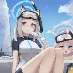 This is a pixiv picture whose title is シロコ.