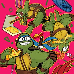 This is a pixiv picture whose title is TMNT1990.