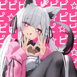 This is a pixiv picture whose title is 「ブリにゃんモード」.