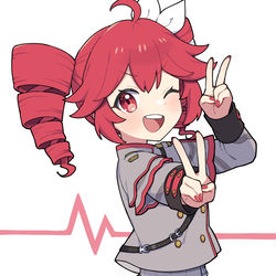 This is a pixiv picture whose title is ✌️😉🌟.