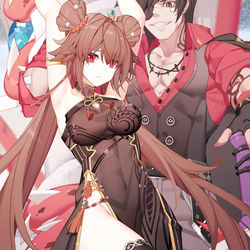 This is a pixiv picture whose title is 花花_(:з」∠)_.