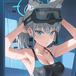 This is a pixiv picture whose title is シロコ.