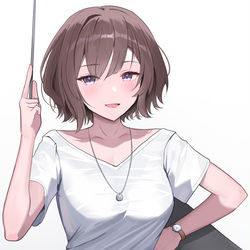 This is a pixiv picture whose title is 原稿期間落書き.