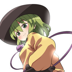 This is a pixiv picture whose title is 上からこいしちゃん.