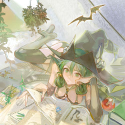 This is a pixiv picture whose title is “休憩”.
