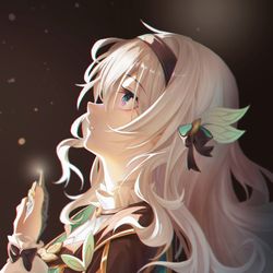 This is a pixiv picture whose title is 流螢.