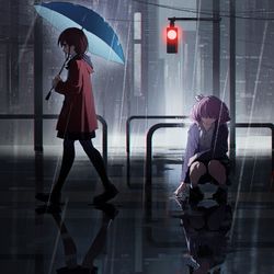 This is a pixiv picture whose title is 还能回到过去吗.