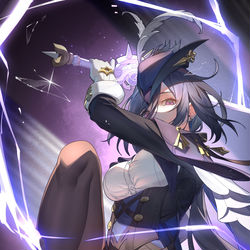 This is a pixiv picture whose title is “绝对公正”.