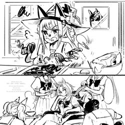 This is a pixiv picture whose title is オルスイ落書き漫画(オルスイわかんね・・・・・).